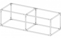 Pergola - modul MOS150 s polykarbonátovou střechou